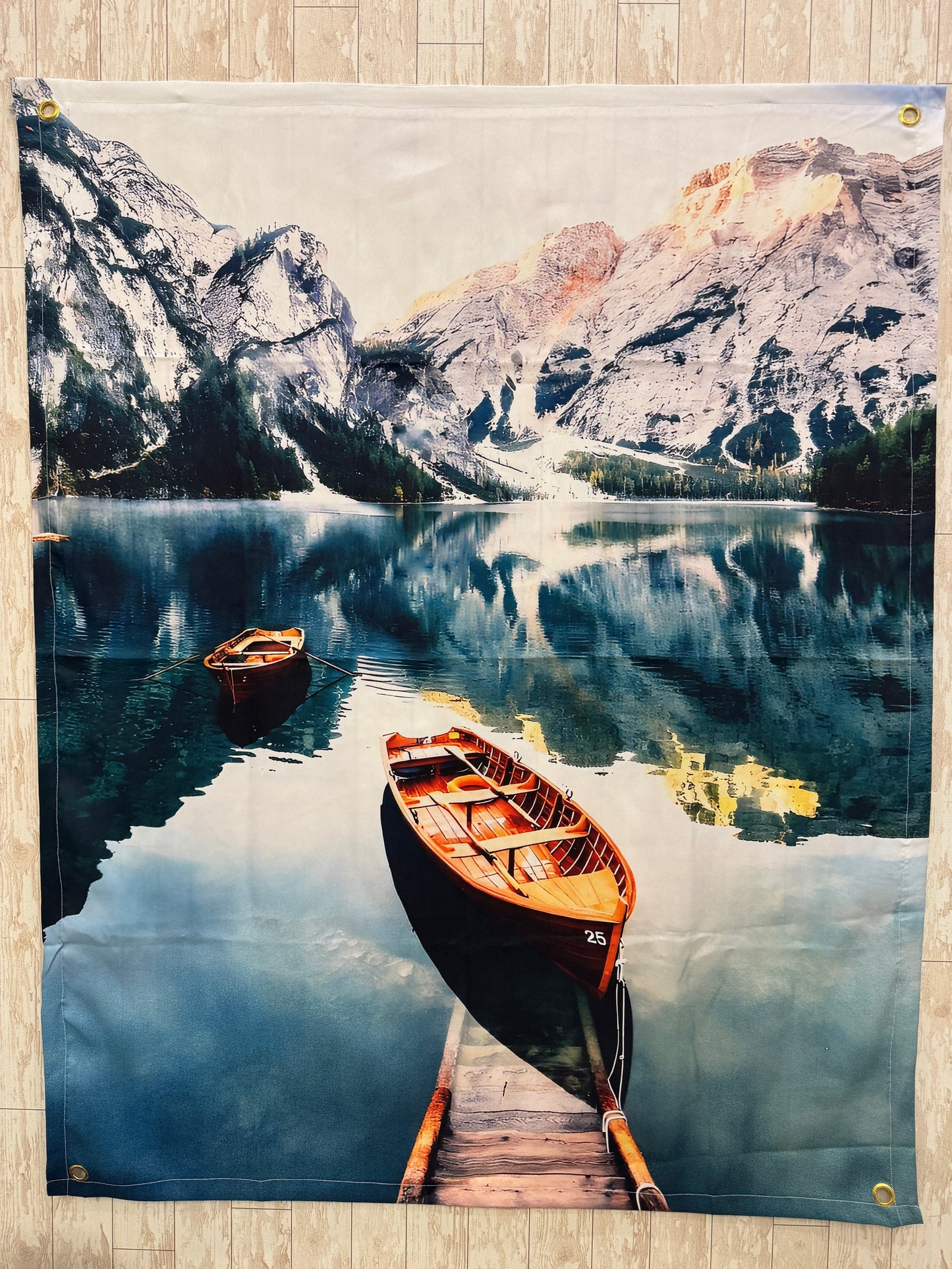 Boat Scenery Tapestry