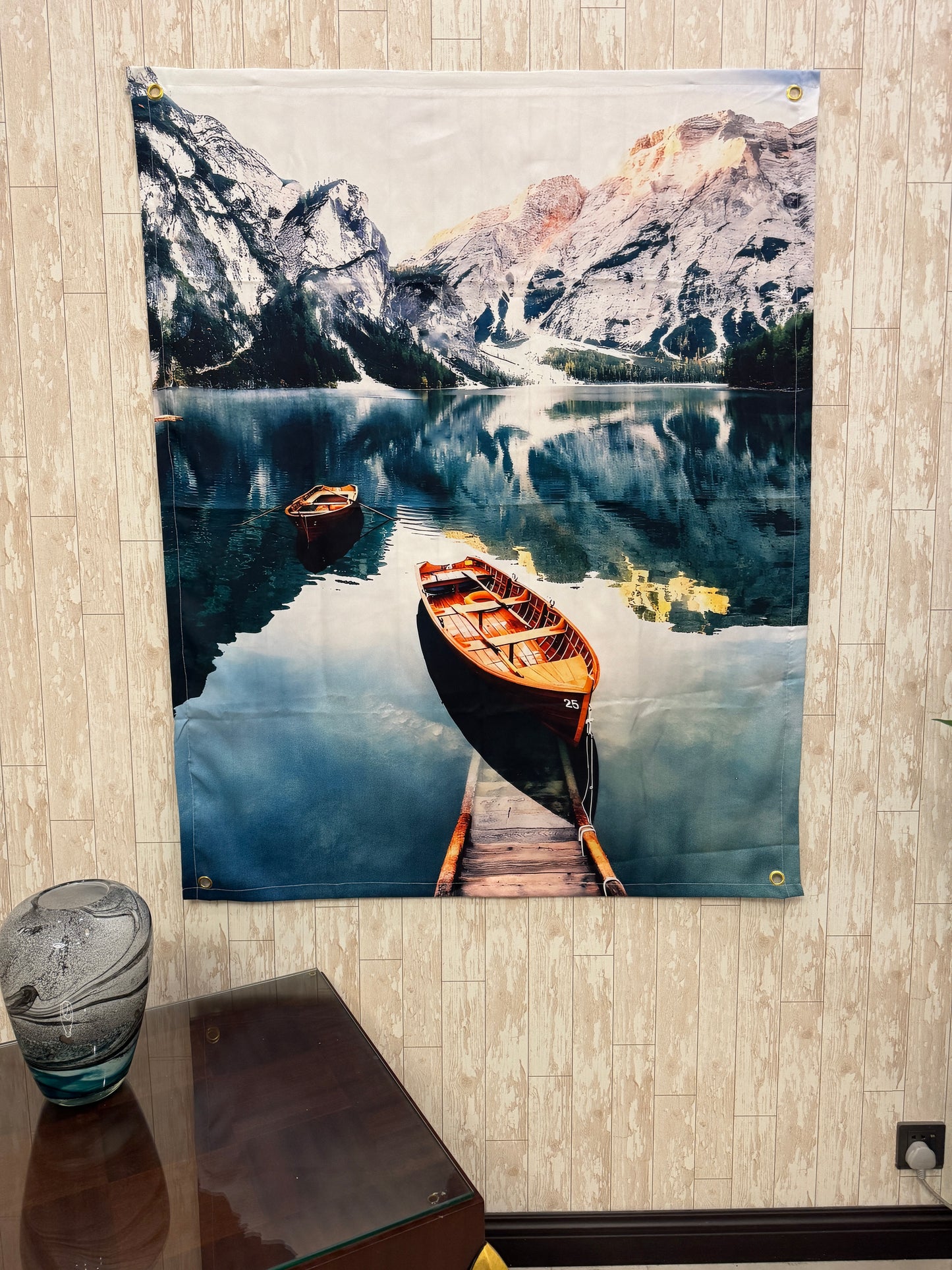 Boat Scenery Tapestry