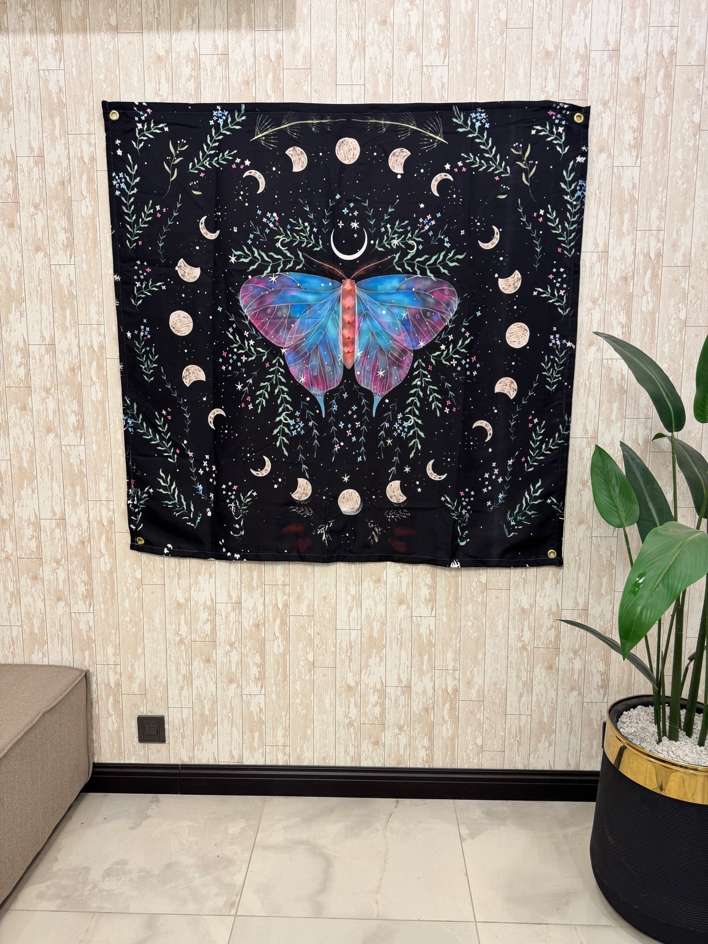 Butterfly Mandala Tapestry